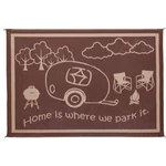 Mg Innovative Rv Home Mat Brown/beige 8' X 11' With Carrying Bag. Fixed Price $71.07.