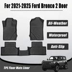 3D Floor Mats Ford Bronco Door 2021-2025 All Weather Tpe Car Black. Fixed Price $80.09.