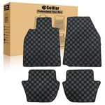 FRONT+2ND Checkered Flag Floor Mats Carpet For 2007 2008 2009 Porsche 911 997. Fixed Price $54.19.