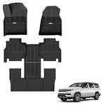 Jeep Grand Wagoneer Floor Mats 2022-2026 7 Seat Tpe Full Set 3W. Fixed Price $117.27.