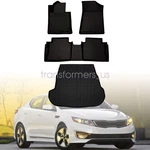 Tpe Floor Mats Liners / Trunk Cargo Fits 2011-2015 Kia Optima Waterproof. Fixed Price $121.09.