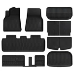 3D Full Set Trunk & Frunk Cargo Row Floor Mats For 2020-2025 Tesla Model Y. Fixed Price $250.00.