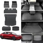 Floor Mats Cargo Liner For 2024-2025 Tesla Model 3 Highland Tpe All-weather. Fixed Price $84.99.