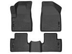Husky Weatherbeater FRONT/2ND Row Floor Mats 3PC Fits 14-15 Jeep Cherokee Blk. Fixed Price $149.99.