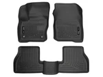 Husky Weatherbeater FRONT/2ND Row Floor Mats 3PC Fits 2016-2018 Focus Black. Fixed Price $149.99.