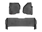 Weathertech Floorliner 2013-2016 Ford Super Duty 1ST & 2ND Row, Black. Fixed Price $231.90.