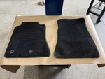2015-2023 Ford Mustang Black Front Floor Mats Carpet "blue Stitch" Oem. Fixed Price $50.00.