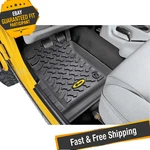 Bestop 51509-01 Set Of Front Black Floor Liners For 1997-2006 Jeep Wrangler Tj. Fixed Price $142.16.