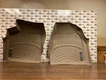 2011-2017 Gmc Arcadia Weathertech 1ST 2ND 3RD Row Bucket Seating Tan/beige Mats. Fixed Price $152.00.