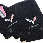 2014-2019 Chevrolet Corvette C7 Stingray Floor Mats Jet Premium 32OZ Upgrade. Fixed Price $182.99.