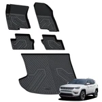 Lasfit Full Coverage Rows Floor Mats & Cargo Liner For Jeep Compass 2007-2017. Fixed Price $190.00.