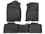 Husky Weatherbeater Floor Liners Fit 07-14 Silv/sierra 1500-3500 Ext 3PC Black. Fixed Price $149.99.