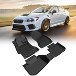Car Floor Mats Fit For 2012-16 Subaru Impreza Black Tpe Rubber Liner. Fixed Price $56.99.