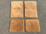 Gm 3522024 3522027 1970 Cadillac Carpeted Floor Mat Set Sand Beige Color. Fixed Price $200.00.