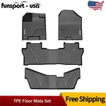 Floor Mats For 2016-2022 Honda Pilot 8 Passenger All Weather Tpe 3D Liners. Fixed Price $78.52.