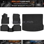 Floor Mats Liners / Cargo Trunk Tpe Fits 2014-2018 Mazda 3 Hatchback Black. Fixed Price $100.19.