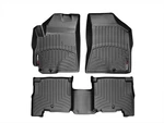 Weathertech Floorliner For 2010-2012 Hyundai Santa Fe 1ST & 2ND Row, Black. Fixed Price $199.90.