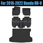 Tpe Floor Mats Liners & Trunk Cargo Black For 2016-2022 Honda Hr-v New. Fixed Price $104.79.