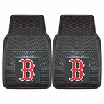 Fanmats Mlb Boston Red Sox 2-PC Vinyl Heavy Duty Car Mat, 18"X27". Fixed Price $36.65.