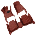 Car Floor Mats For Lexus LX570 8SEAT 2016 2017-2019 Pu Leather Wine Red 1SET. Fixed Price $123.49.