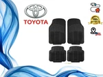 For All Toyota Floor Mats Full Set 4 Pieces Weather Rubber Material Black. Fixed Price $94.65.