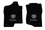 New! Black Floor Mats 2007-2014 Cadillac Escalade Front Pair Silver Double Logo. Fixed Price $160.99.