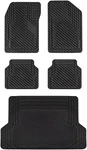 Baselayer 4-PIECE Mats And Rear Cargo Liner Universal Black Cut-to-fit. Fixed Price $99.95.