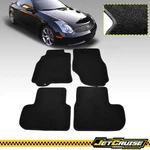 Fits 03-07 Infiniti G35 Black Nylon Floor Mats Front Rear Carpets Liner 4PCS. Fixed Price $42.99.