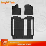 Tpe Floor Mats Set For 2021-2025 Toyota Sienna 8 Seats 3D Molded All-weather. Fixed Price $74.19.