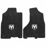 2012-2016 Ram 2500 3500 Dark Slate Ultimat Front Floor Mats Silver Horns Logo. Fixed Price $160.99.