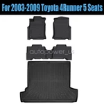 Tpe Floor Mats Liners / Trunk Cargo For 2003-2009 Toyota 4RUNNER 5 Seats. Fixed Price $111.39.