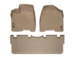Weathertech Floorliner For 2004-2010 Toyota Sienna 1ST & 2ND Row, Tan. Fixed Price $209.90.
