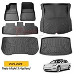 For 2024-2026 Tesla Model 3 Highland Floor Mats All Weather -oem Quality Rubber. Fixed Price $89.99.