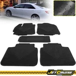 Fits 12-17 Toyota Camry Heavy Duty Floor Mats Black Latex All Weather Carpet 5PC. Fixed Price $48.99.