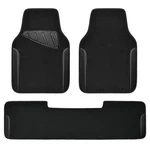 Car Pass Waterproof Universal Faux Leather 3PCS For Floor Mats, Black Mats... Fixed Price $41.17.