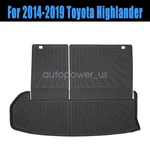 Tpe Trunk Cargo Liner & Backrest Mat Floor For 2014-2019 Toyota Highlander. Fixed Price $50.09.