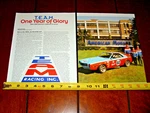 1969 Amc Team Amx Race Car Original 2006 Article. Fixed Price $13.95.