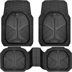 Car Pass Heavy Duty Rubber Mats, Deep-dish Odorless Floor All Black. Fixed Price $62.49.