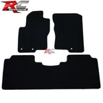 Fit 11-21 Nissan Frontier Crew Cab Floor Mats Liners Carpet Set Black Nylon. Fixed Price $49.99.