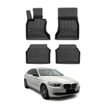 Omac Premium Floor Mats For Bmw 5 Series Gt F07 2WD 2010-2017 Tpe Black 4X. Fixed Price $119.99.
