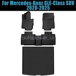 Tpe Floor Mats/trunk Cargo Liner Set For 2020-2025 Mercedes Gle-class Suv Black. Fixed Price $127.29.