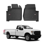 Omac Premium Floor Mats Ford F-250 F-350 F-450 Super Duty 2017-22 Regularcab. Fixed Price $119.99.