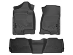 Husky Weatherbeater Liners Fit 07-14 Escld/avlnch/sbrban/yukon Xl FRT/2ND 3P Blk. Fixed Price $127.49.