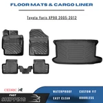 Floor Mats & Trunk Cargo Liner For Toyota Yaris XP90 2005-2012 3D Full Set. Fixed Price $149.90.