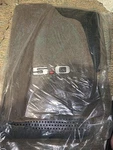New Sealed Ford Official Licensed 5.0 Embroidered Carpet Floor Mats Mustang 4PC. Fixed Price $110.00.