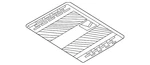 Genuine Ford Cargo Area Liner With Bronco Logo 4-DOOR M2DZ-58047A74-BA. Fixed Price $160.00.