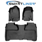 Smartliner Floor Mats Set 14-18 Silverado Sierra 1500 15-19 2500 3500 Crew Cab. Fixed Price $121.49.