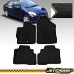 Fits 07-12 Toyota Yaris 4DR Nylon Floor Mats Front & Rear Carpet Black 4PCS. Fixed Price $39.99.