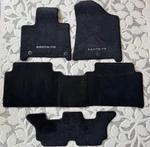 Oem 2024-2025 Hyundai Santa Fe Floor Mats Black Full Set (new). Fixed Price $149.95.