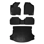 Smartliner Black 1ST & 2ND Row Floor Liners Cargo For Kia Sportage. Fixed Price $258.99.